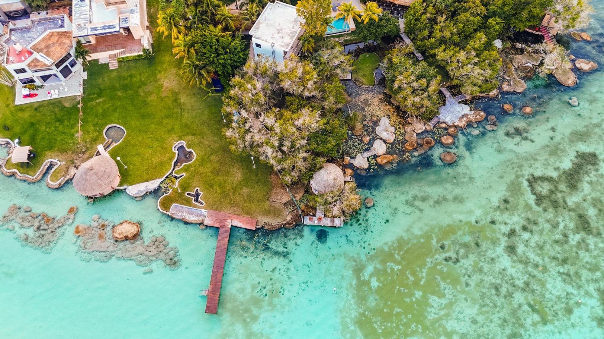 Azulea Bacalar Hotel & Spa - Lagoon Front (Adults Only) ภายนอก รูปภาพ