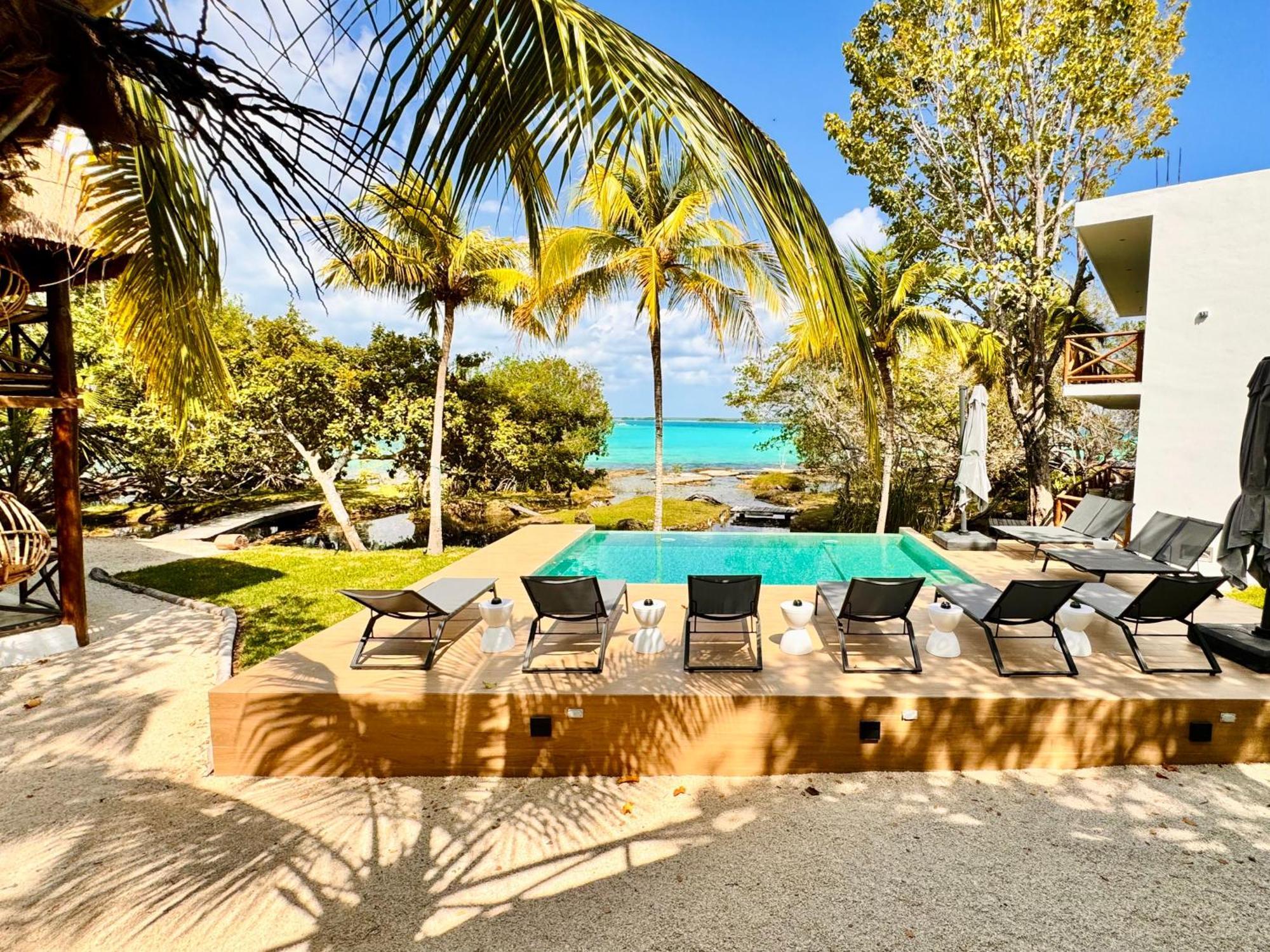 Azulea Bacalar Hotel & Spa - Lagoon Front (Adults Only) ภายนอก รูปภาพ