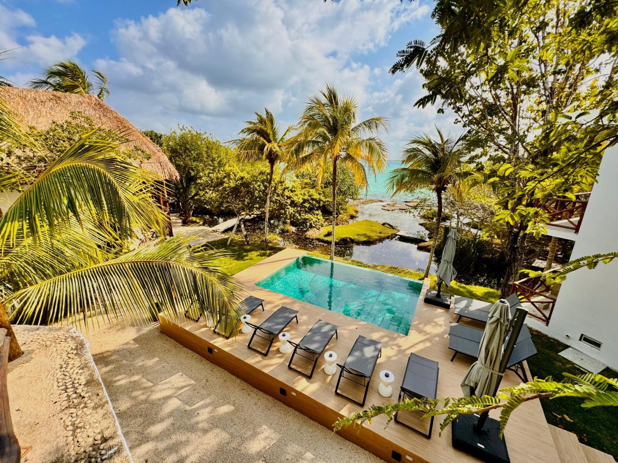 Azulea Bacalar Hotel & Spa - Lagoon Front (Adults Only) ภายนอก รูปภาพ