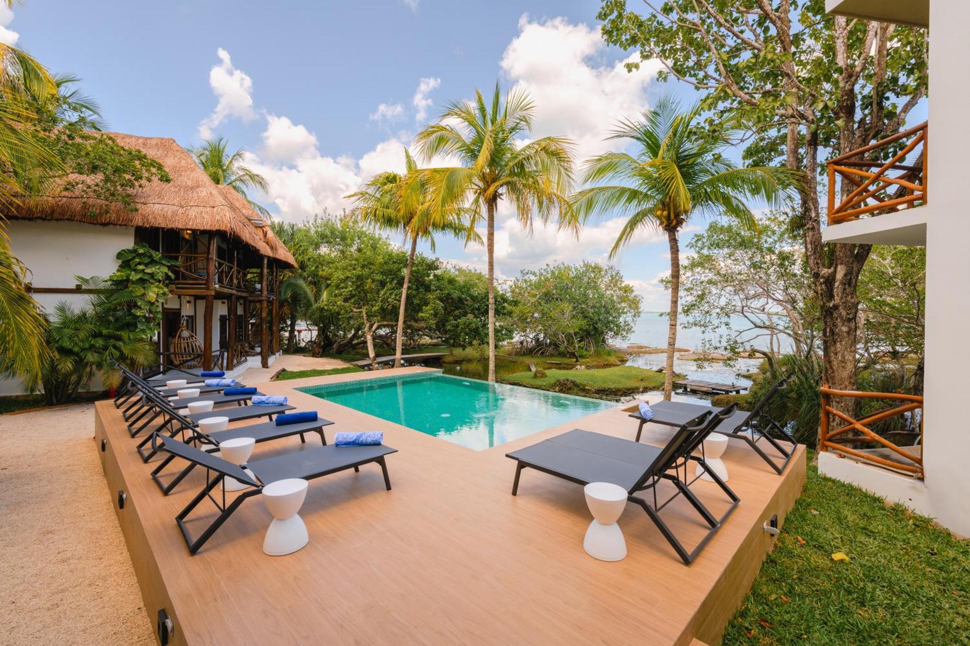 Azulea Bacalar Hotel & Spa - Lagoon Front (Adults Only) ภายนอก รูปภาพ