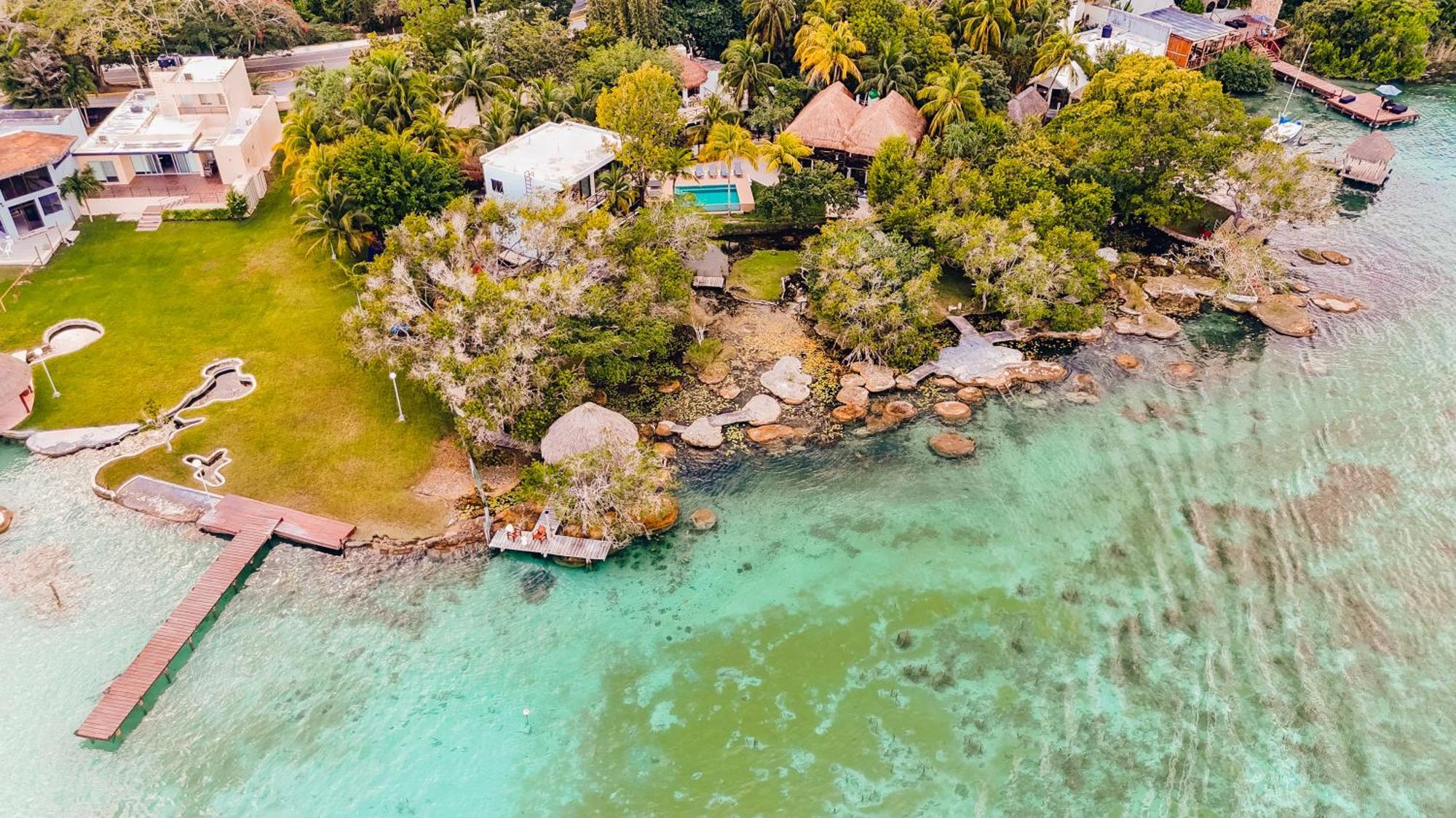 Azulea Bacalar Hotel & Spa - Lagoon Front (Adults Only) ภายนอก รูปภาพ