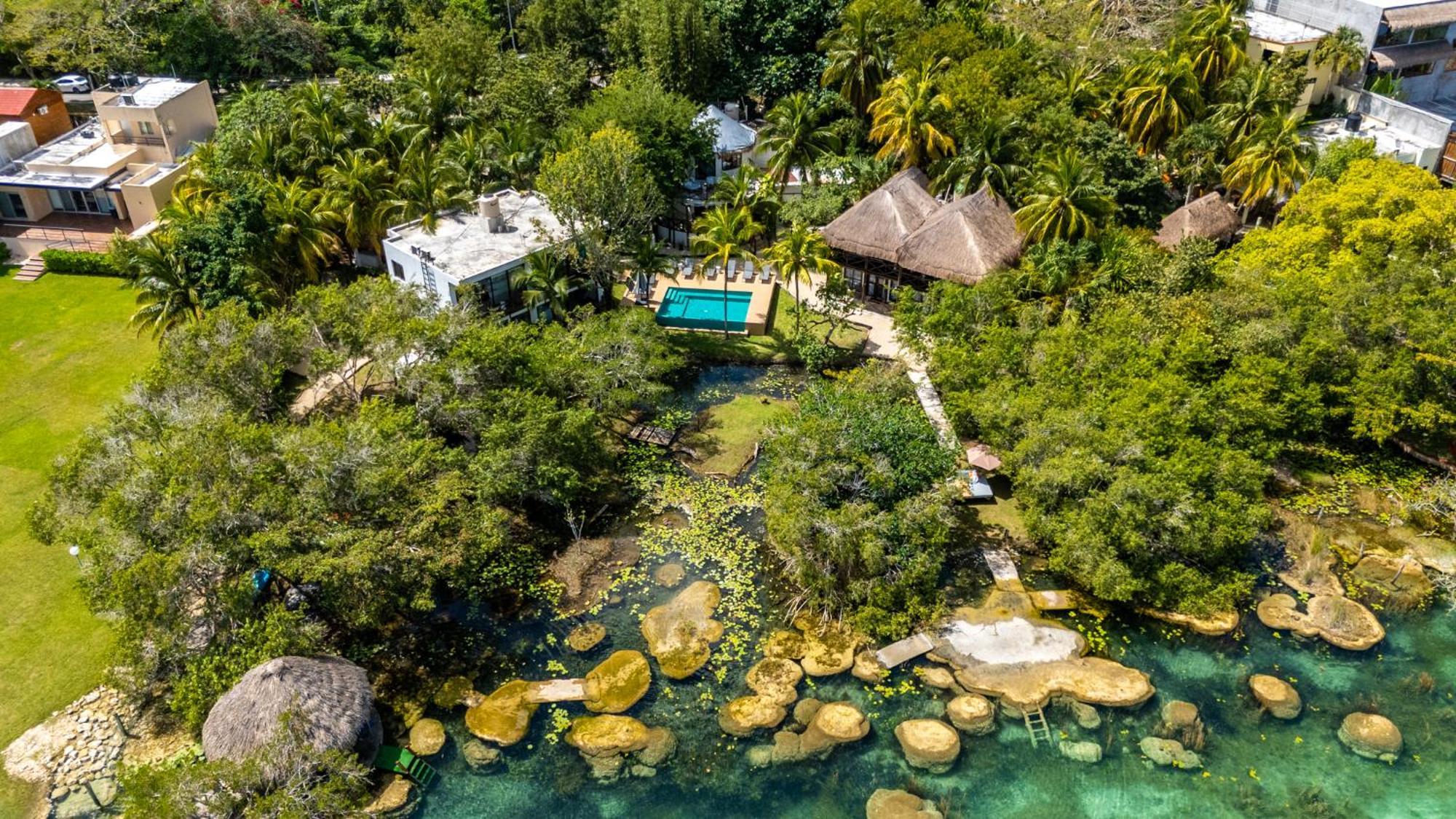 Azulea Bacalar Hotel & Spa - Lagoon Front (Adults Only) ภายนอก รูปภาพ